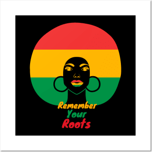 Black History Month Remember Your Roots Posters and Art